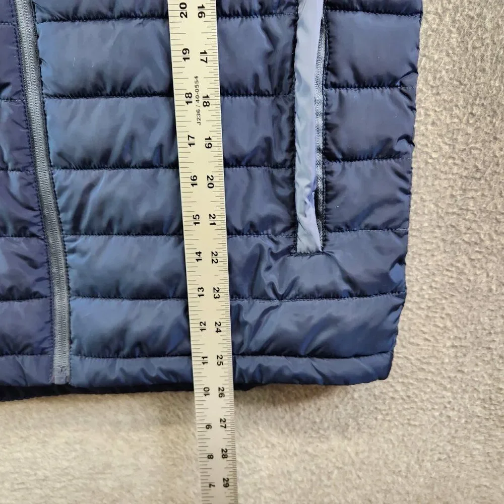 Simply Southern Vest Mens S Blue Two Tone Puffer Quilted Western Cowboy Ranch - Picture 12 of 14
